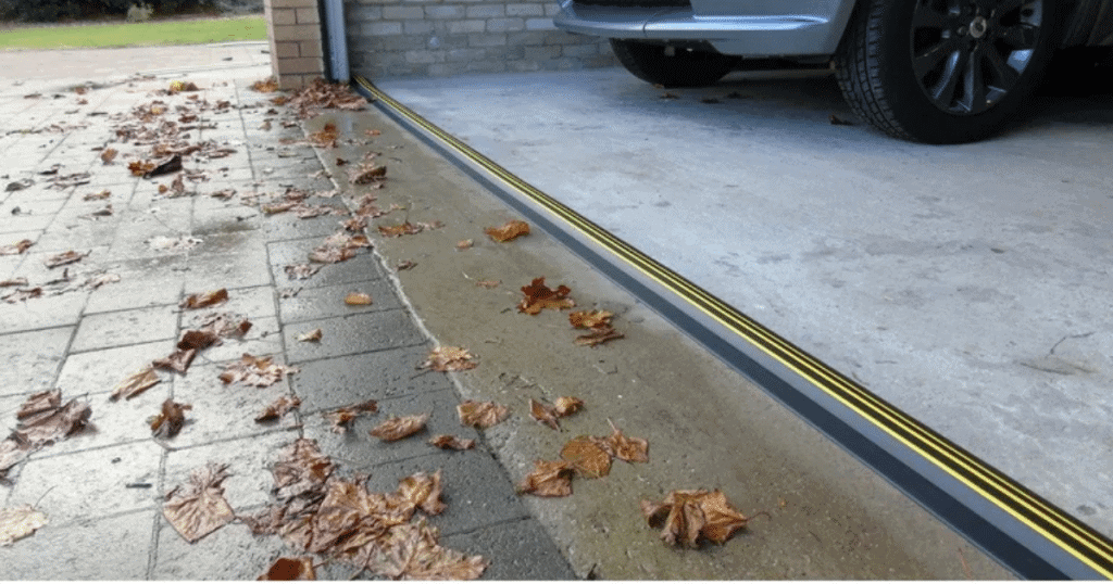 how to install garage door weather stripping