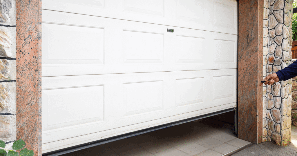 How do you fix a garage door that won’t close all the way?