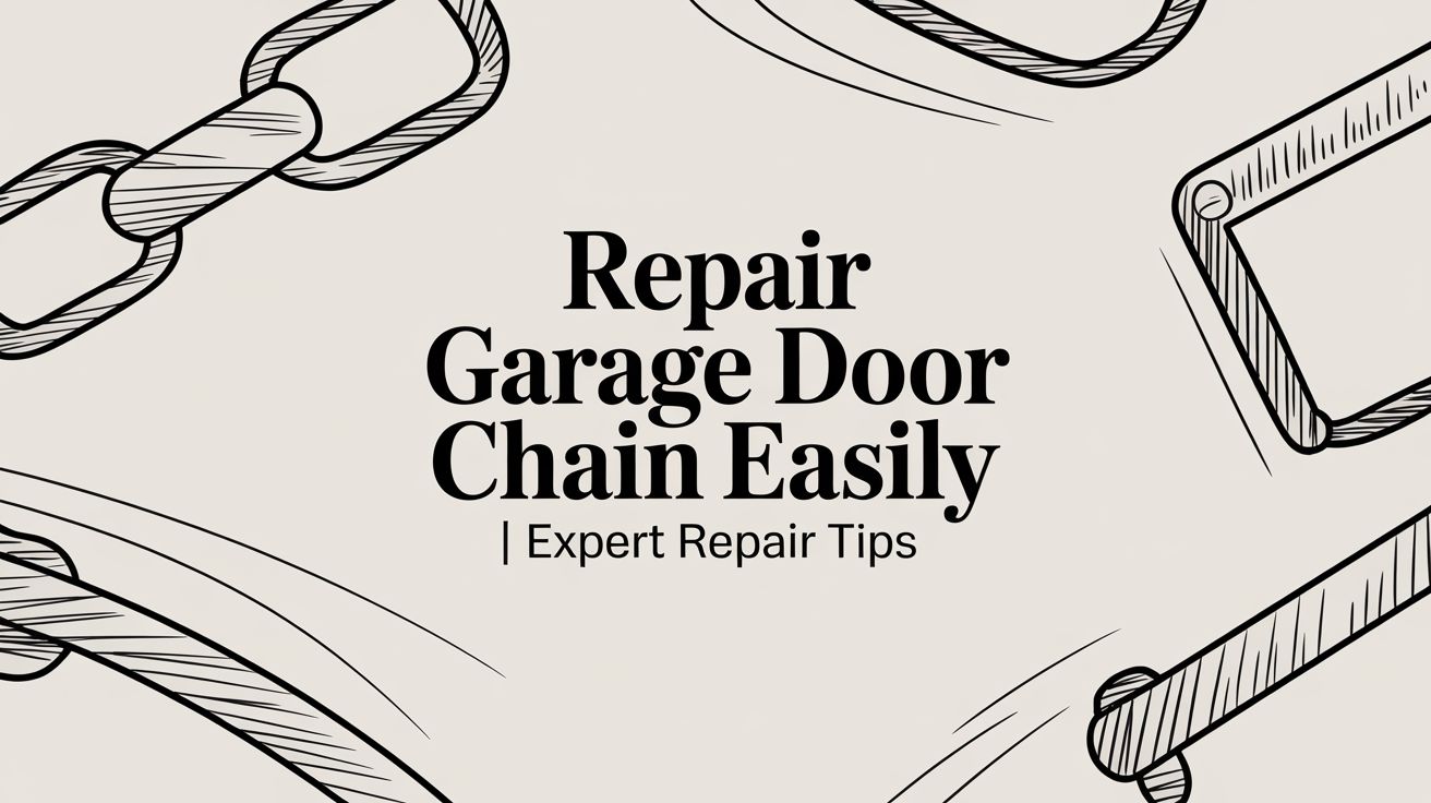 Repair garage door chain easily with expert tips for security gate and fence repair.
