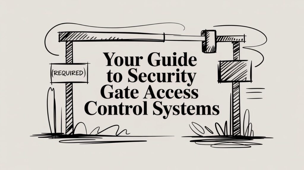 Security door gate fence, installation, and repair.