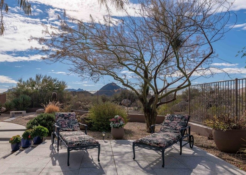 Desert view fence installation in Scottsdale AZ