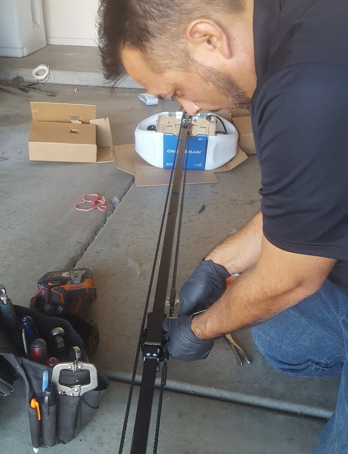 Garage door opener installation in Scottsdale AZ