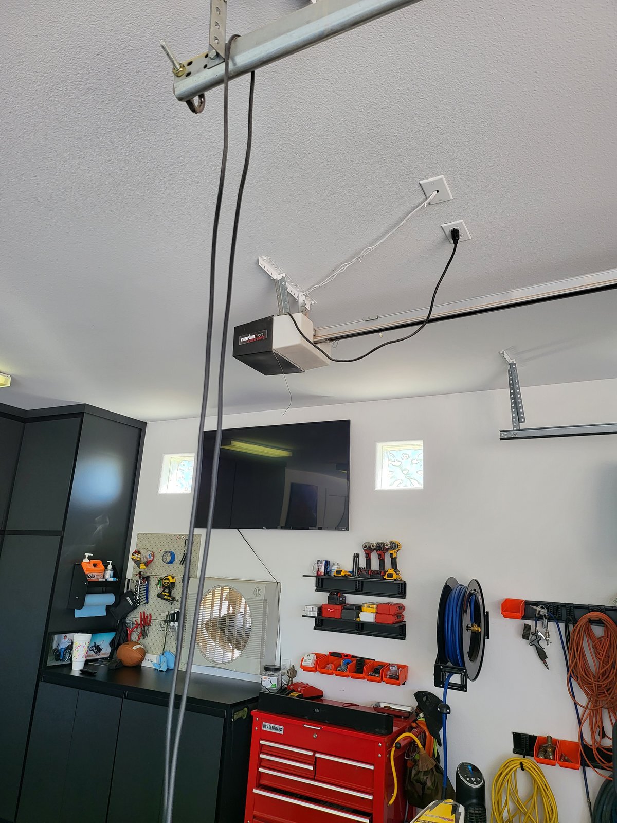 Genie Pro screw drive garage door opener installation, Scottsdale AZ