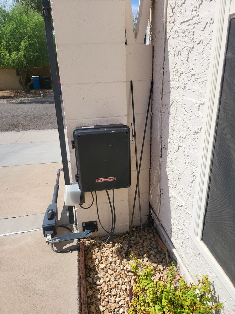 Residential LiftMaster Automatic Gate Operator Installation project in Scottsdale, Arizona