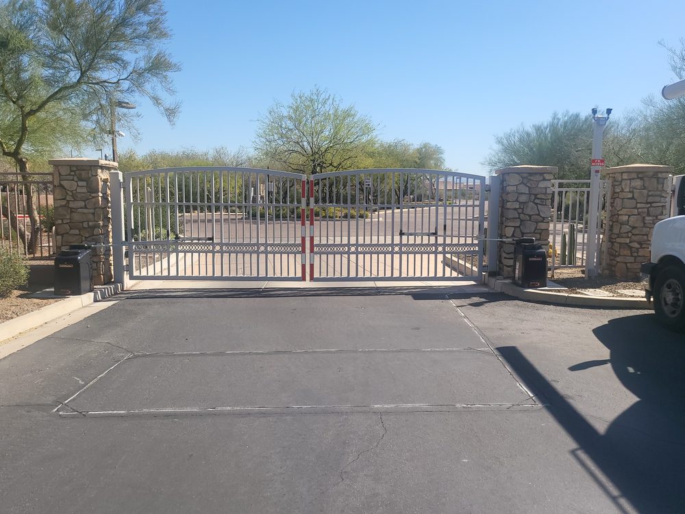 HOA & Multi-Tenant Swing Gate Installation project in Scottsdale, Arizona