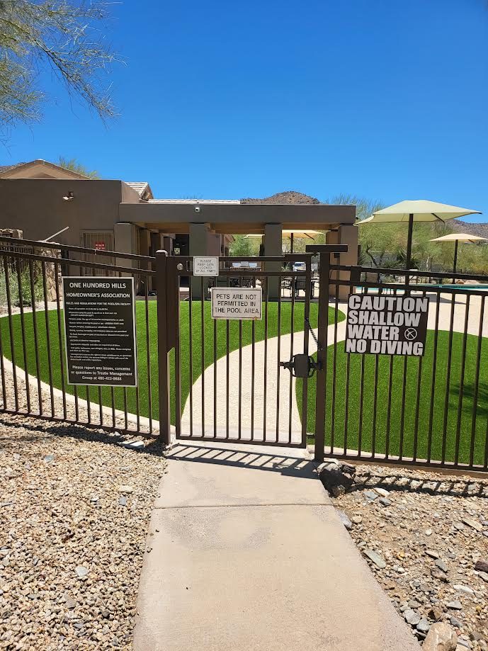 Pool fence installation in Scottsdale, AZ